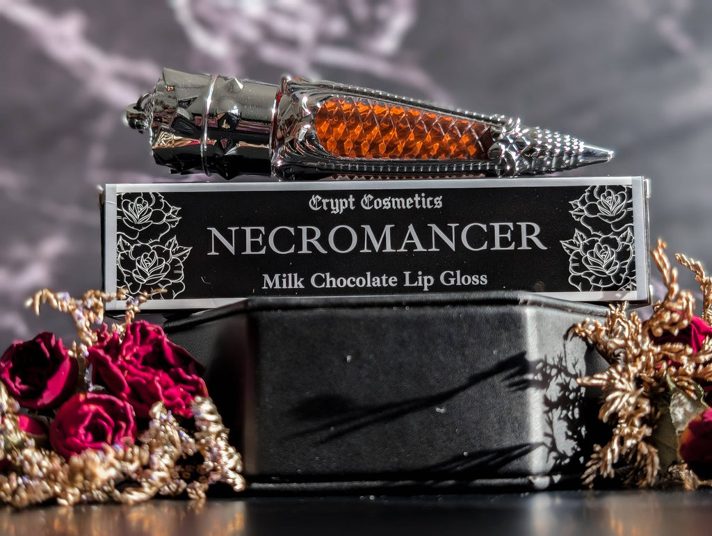 NECROMANCER (Silver) - Dark brown milk chocolate lip gloss