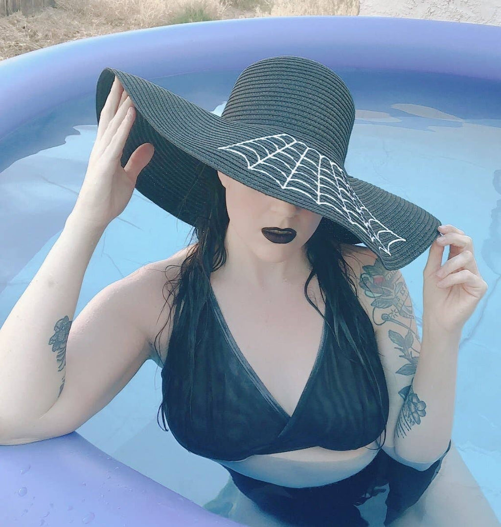 Widow's Web - Floppy Sun Hat -