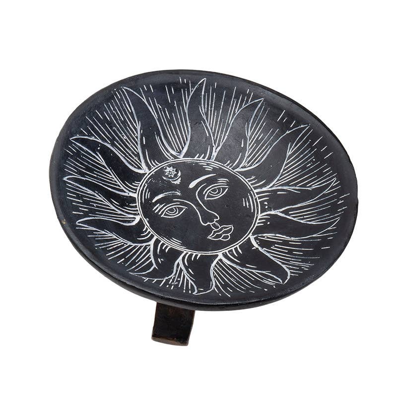 Sun and Moon Resin Offering Bowl for Rituals