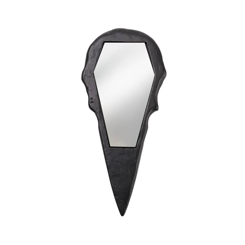 Raven Skull Hand Mirror - Black (Mirror)