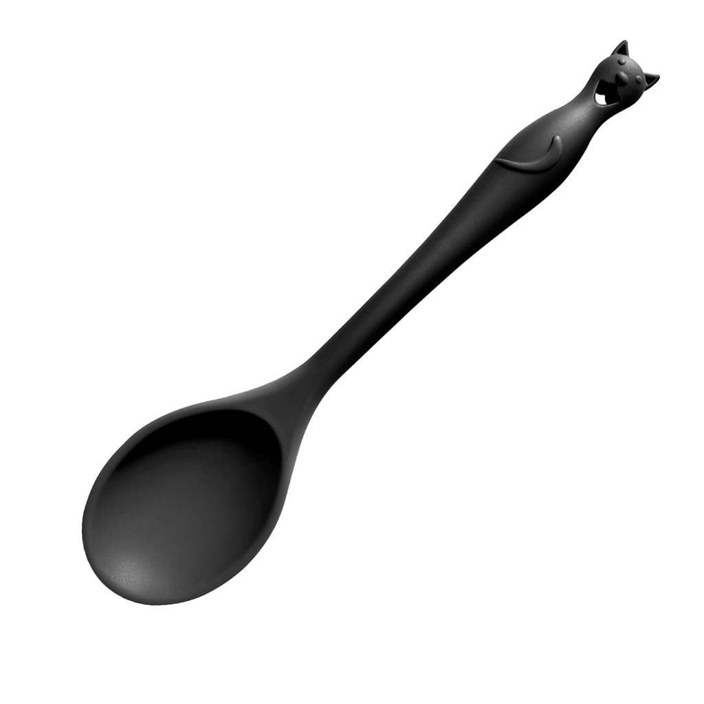 Alchemy Gothic Kitchen Utensil Black Cat Spoon