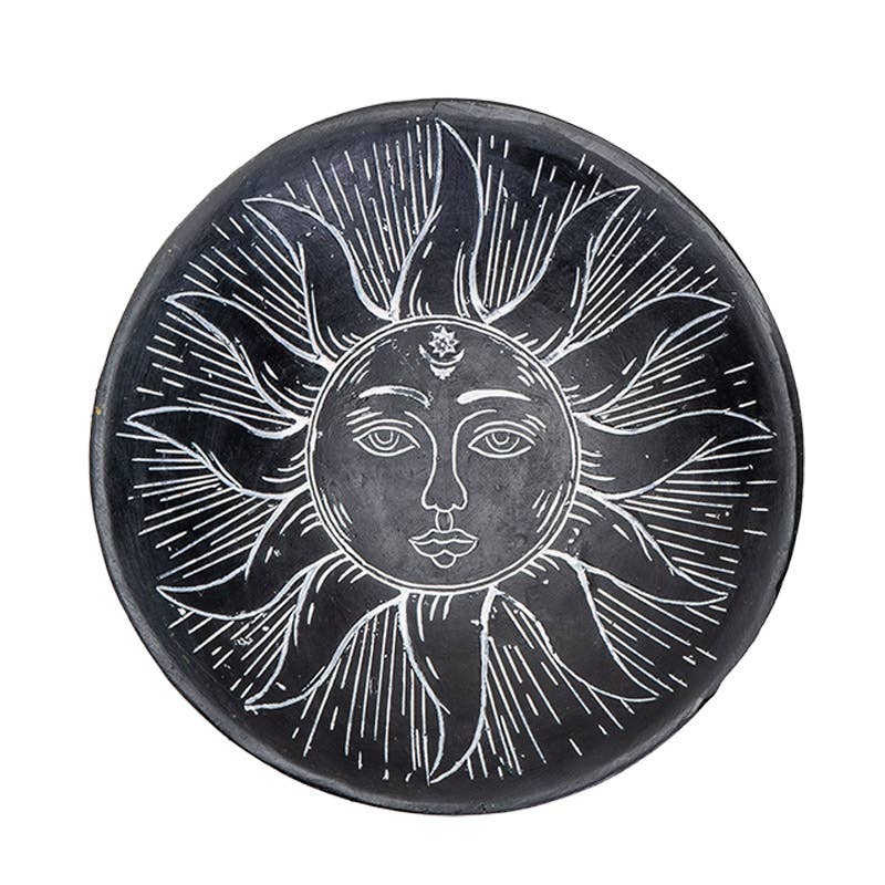 Sun and Moon Resin Offering Bowl for Rituals