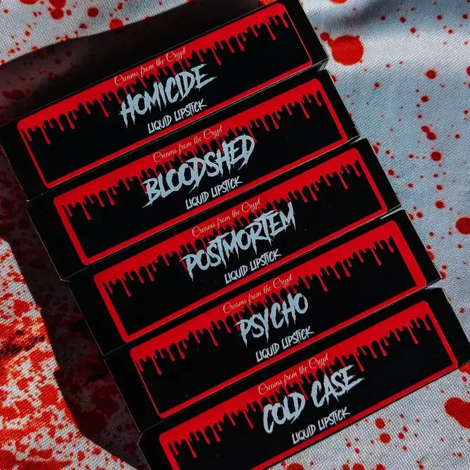 BLOODSHED - Knife shaped slasher liquid lipstick