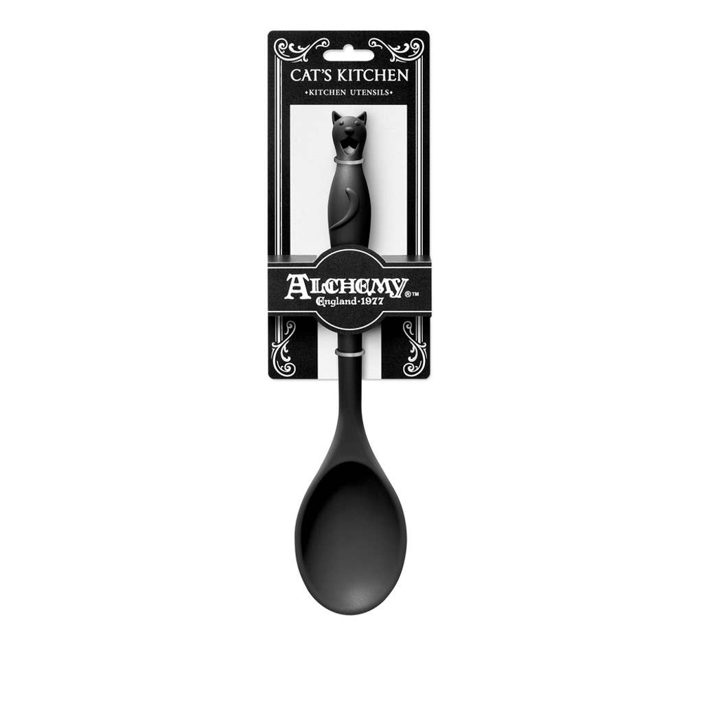 Alchemy Gothic Kitchen Utensil Black Cat Spoon