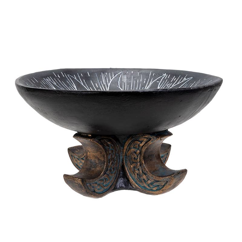 Sun and Moon Resin Offering Bowl for Rituals