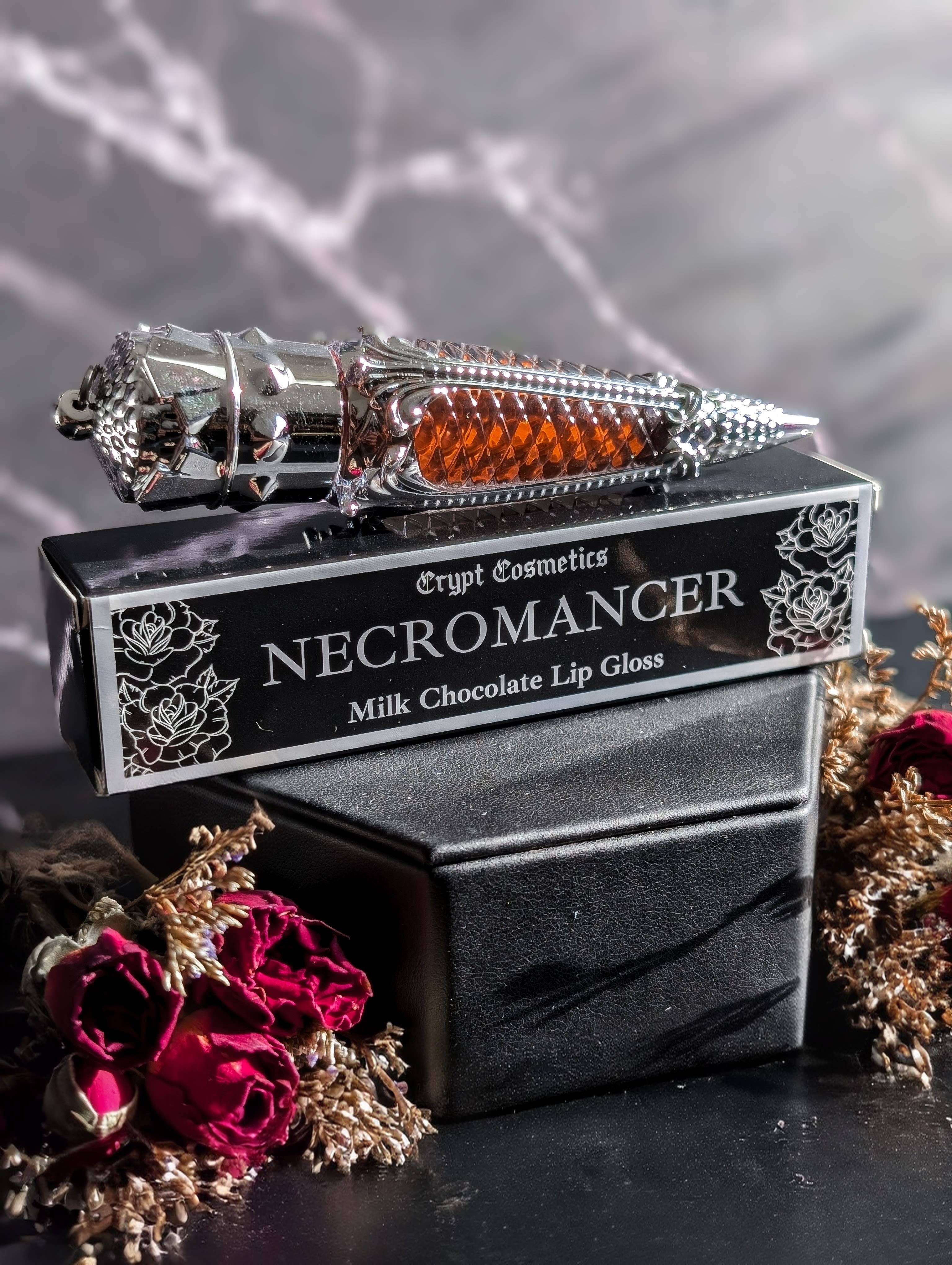 NECROMANCER (Silver) - Dark brown milk chocolate lip gloss