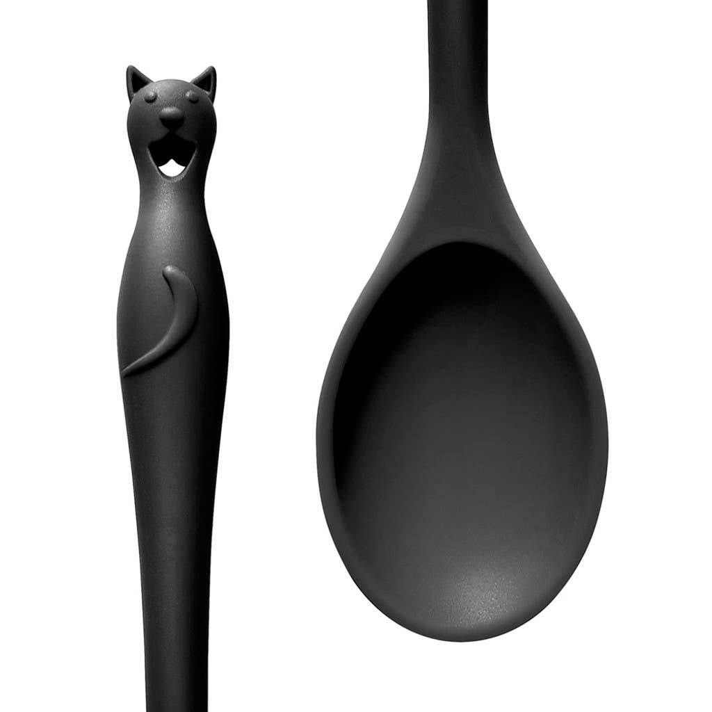 Alchemy Gothic Kitchen Utensil Black Cat Spoon