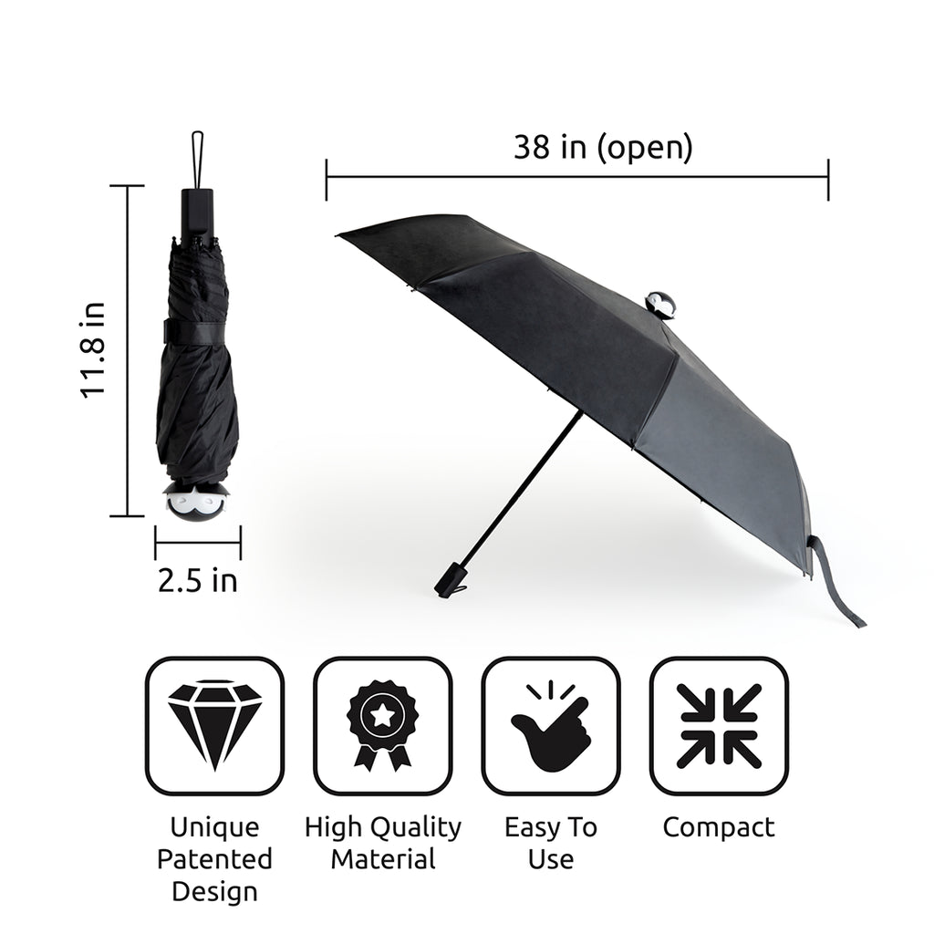 Spookula Vampire Folding, Collapsible, Umbrella - Halloween