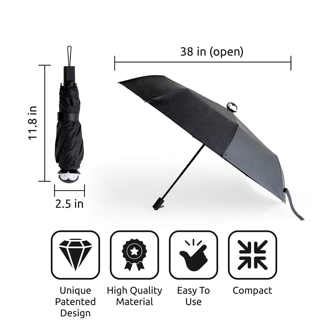 Spookula Vampire Folding, Collapsible, Umbrella - Halloween