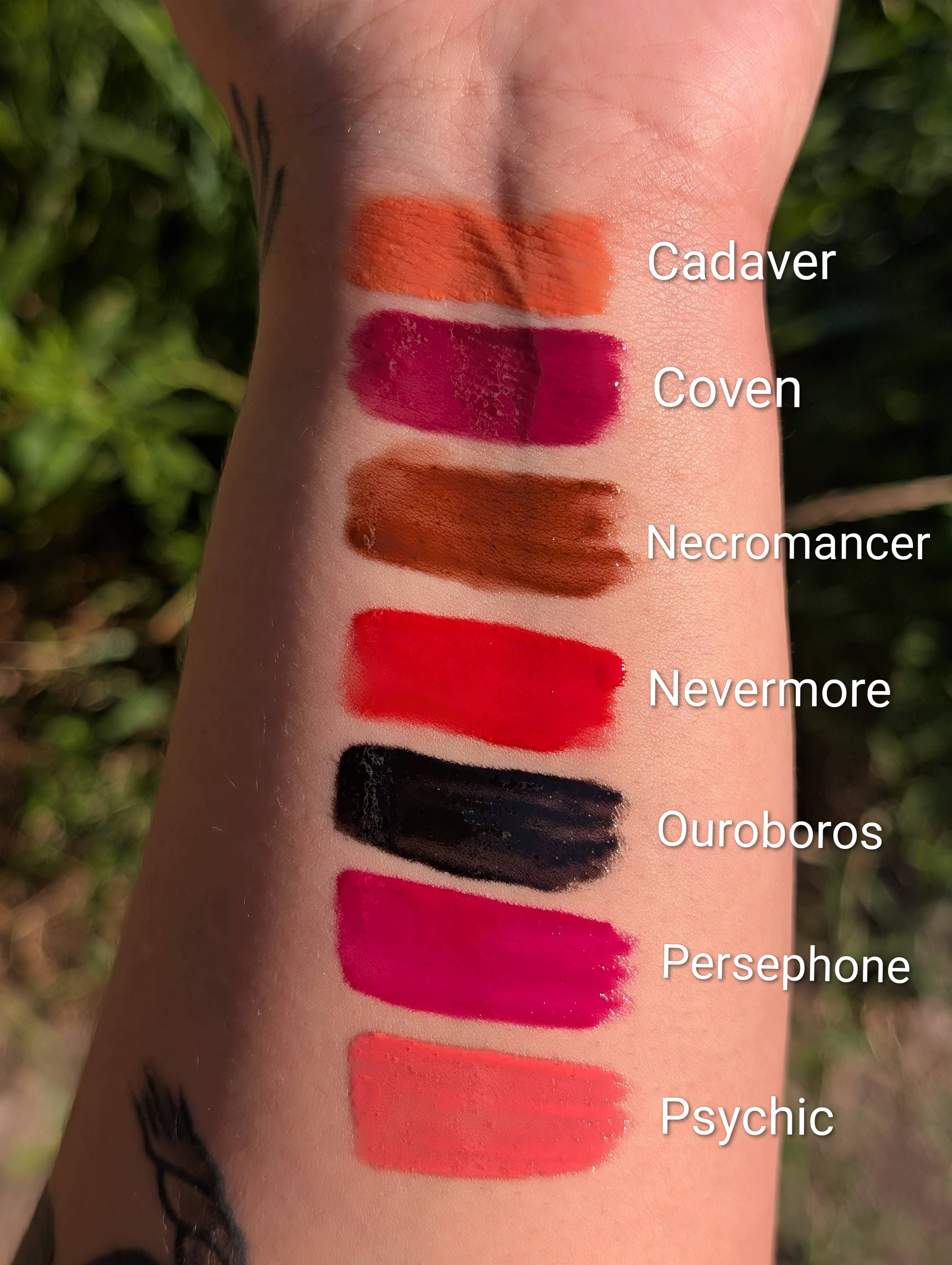 NECROMANCER (Silver) - Dark brown milk chocolate lip gloss