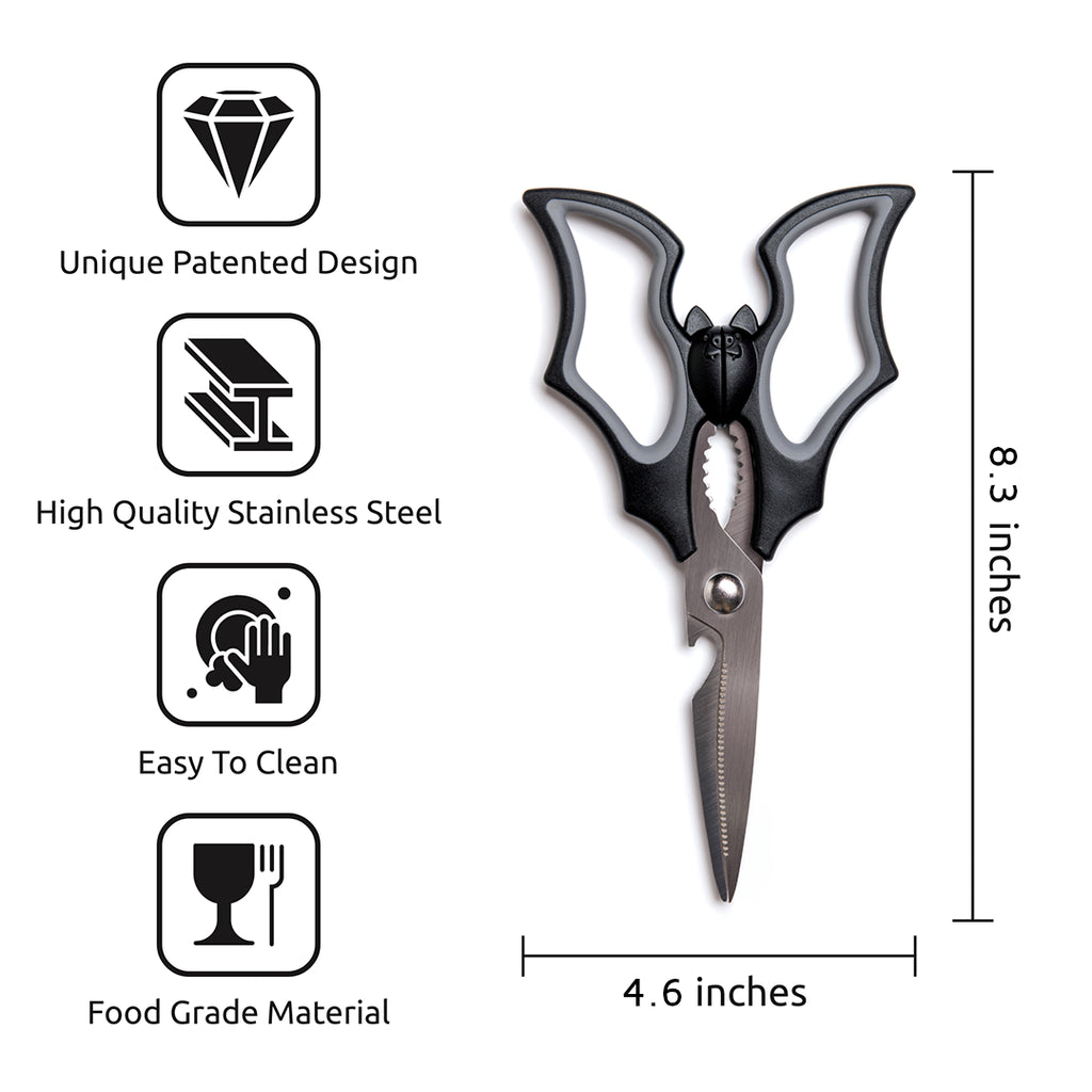 Elizabat Kitchen Scissors - Halloween Kitchen Gifts