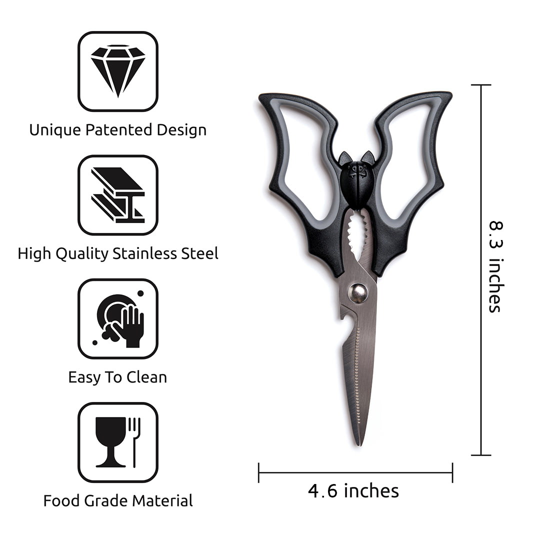 Elizabat Kitchen Scissors - Halloween Kitchen Gifts
