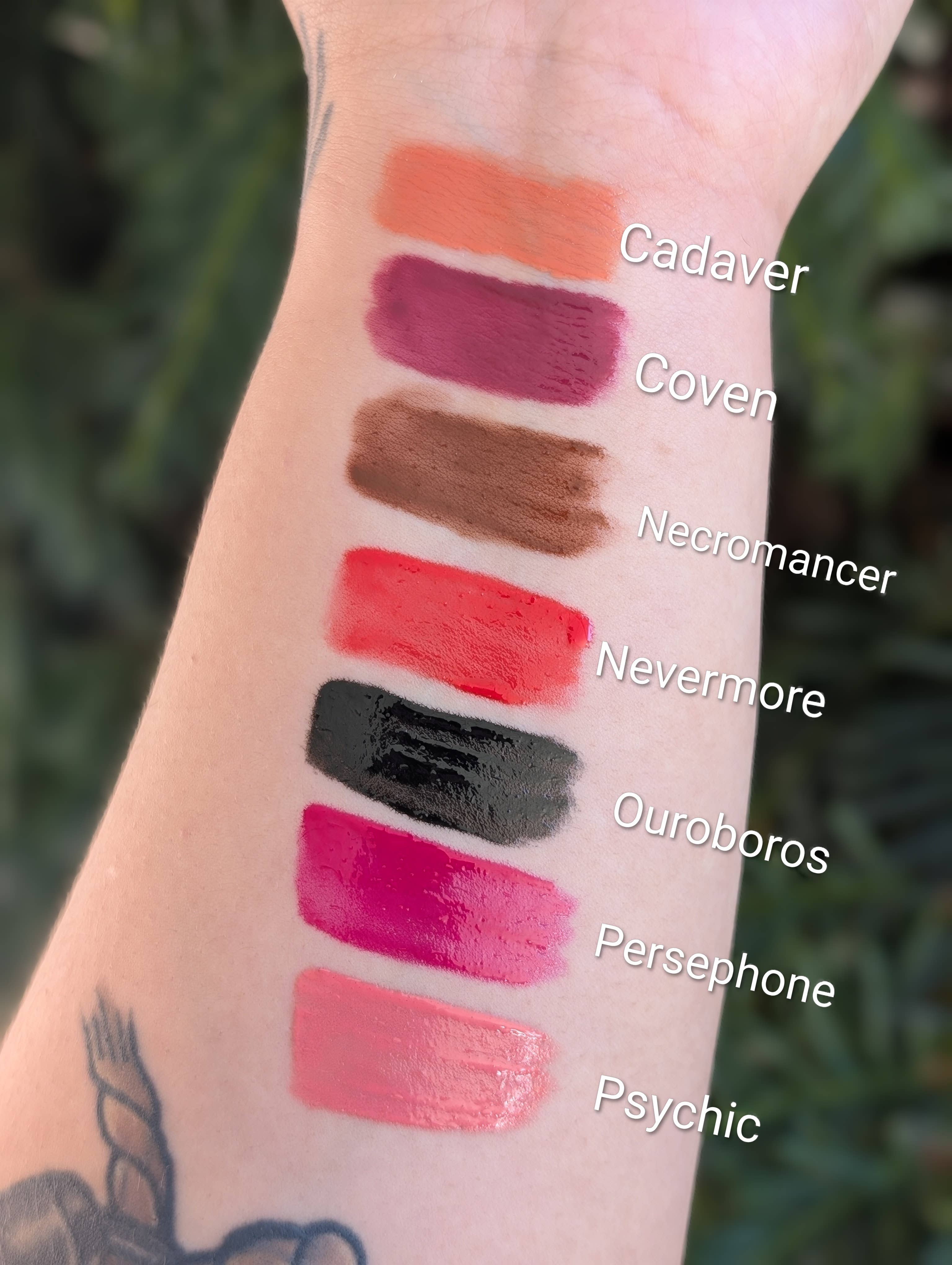 NECROMANCER (Silver) - Dark brown milk chocolate lip gloss