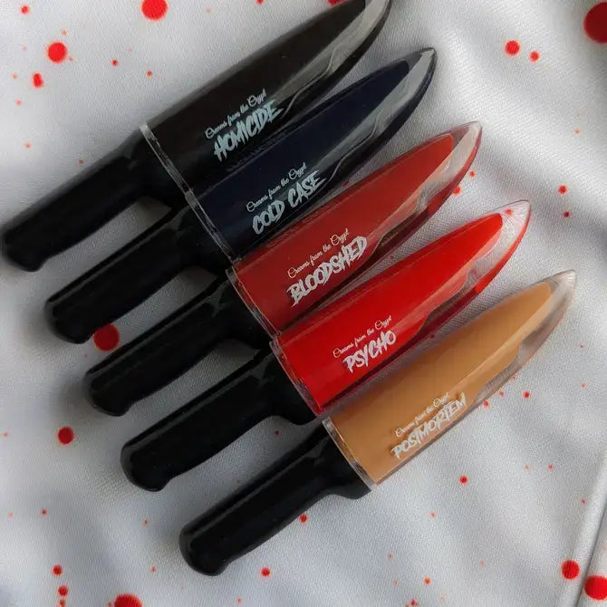 HOMICIDE - Knife shaped slasher liquid lipstick